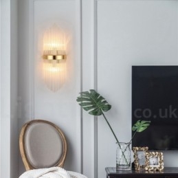 Nowoczesna luksusowa lampa ścienna K9 Crystal z kryształowym kloszem