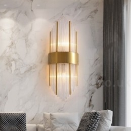 Nowoczesna luksusowa lampa ścienna K9 Crystal z kryształowym kloszem
