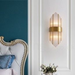 Nowoczesna luksusowa lampa ścienna K9 Crystal z kryształowym kloszem