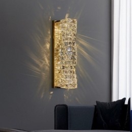 Nowoczesna lampa ścienna K9 Crystal do sypialni, przedpokoju, korytarza, salonu i gabinetu