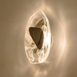 Kinkiety ścienne Nordic Crystal do salonu, gabinetu, sypialni, przy łóżku, w salonie, w tle, do światła ściennego