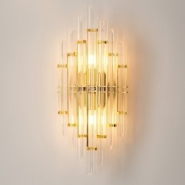 Hotel Light Luksusowa kryształowa lampa ścienna Postmodernistyczna osobowość Salon Korytarz wejściowy Tło ścienne Lampa ścienna Sypialnia Lampka nocna Dekoracyjne kinkiety