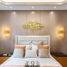 Hotel Light Luksusowa kryształowa lampa ścienna Postmodernistyczna osobowość Salon Korytarz wejściowy Tło ścienne Lampa ścienna Sypialnia Lampka nocna Dekoracyjne kinkiety