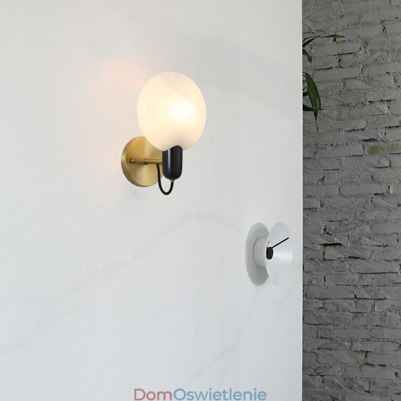 Marmurowa lampa ścienna Korytarz Kinkiet Pokój Łazienka Kinkiety