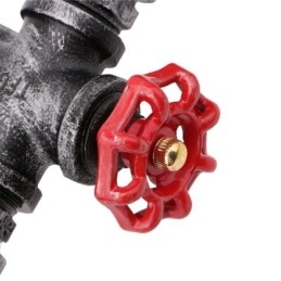 Kinkiety Vintage Retro Water Pipe Industrial Kinkiet