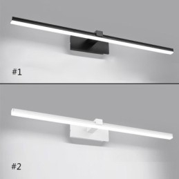 Nowoczesna lampa ścienna lustro przednie światło akrylowe oświetlenie łazienka