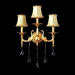 Europejska lampa ścienna Luksusowy kinkiet ścienny Kryształowa lampa dekoracyjna Oświetlenie nocne