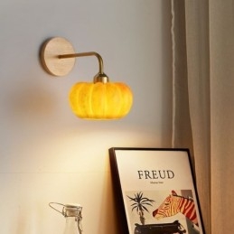 Lampa ścienna Pumpkin Wall Light Japanese Retro Wall Sconces