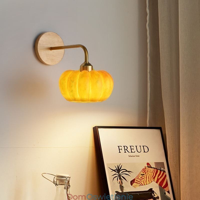 Lampa ścienna Pumpkin Wall Light Japanese Retro Wall Sconces