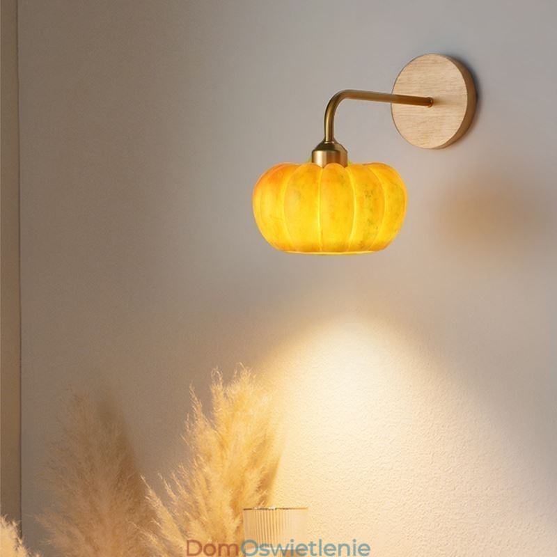 Lampa ścienna Pumpkin Wall Light Japanese Retro Wall Sconces