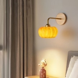 Lampa ścienna Pumpkin Wall Light Japanese Retro Wall Sconces