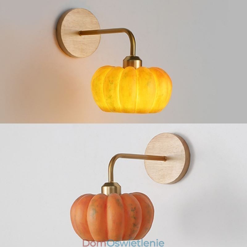 Lampa ścienna Pumpkin Wall Light Japanese Retro Wall Sconces