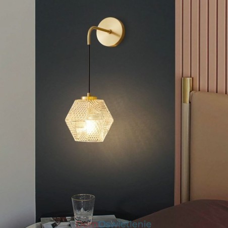 Nowoczesna lampa ścienna Kreatywna szklana lampa ścienna Nowoczesna lampa ścienna Kreatywna szklana lampa ścienna