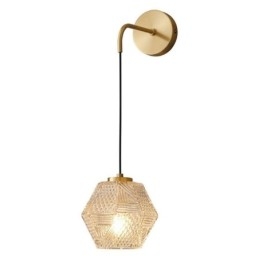 Nowoczesna lampa ścienna Kreatywna szklana lampa ścienna