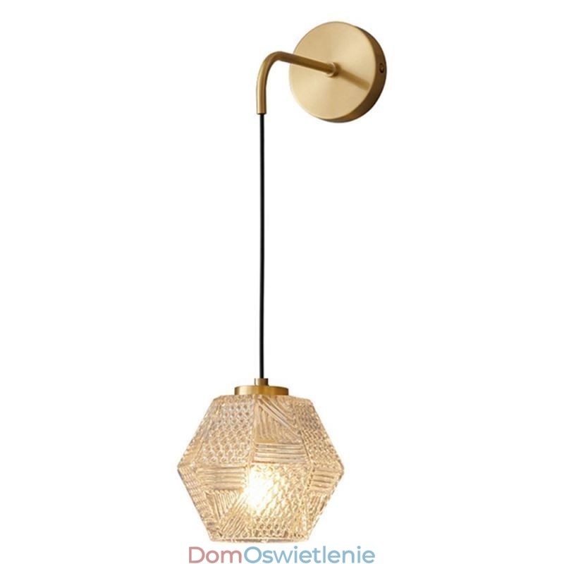 Nowoczesna lampa ścienna Kreatywna szklana lampa ścienna