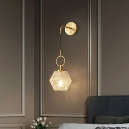 Nowoczesna lampa ścienna Kreatywna szklana lampa ścienna