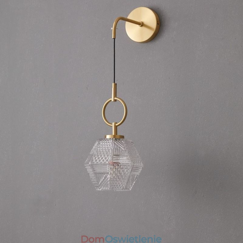 Nowoczesna lampa ścienna Kreatywna szklana lampa ścienna