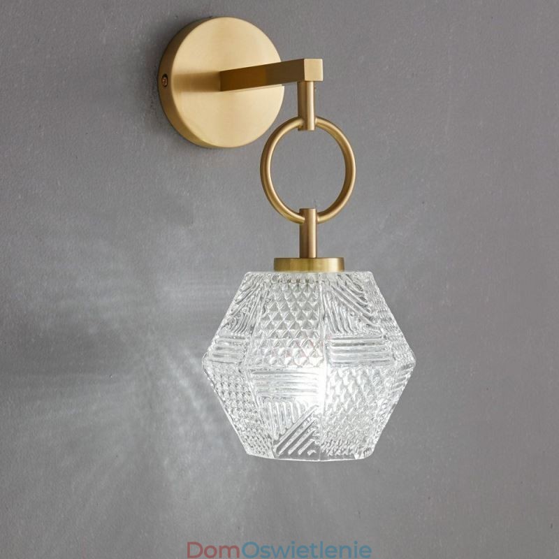 Nowoczesna lampa ścienna Kreatywna szklana lampa ścienna