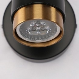 Nowoczesna obrotowa lampa ścienna, minimalistyczna lampa kinkietowa, lampa alejkowa