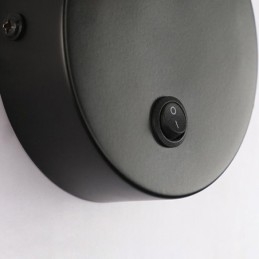 Nowoczesna obrotowa lampa ścienna, minimalistyczna lampa kinkietowa, lampa alejkowa