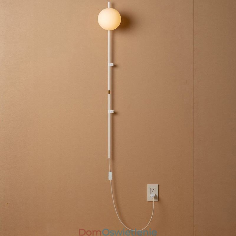 Oświetlenie ścienne Globe Wall Sconce Mid Century Magic Bean Wall Lamp z wtyczką