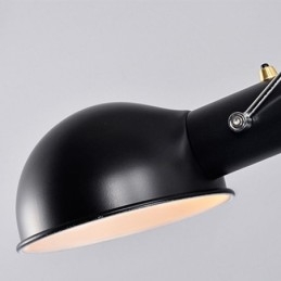 Pojedyncza lampa ścienna z ramieniem wahadłowym, lampa do czytania przy łóżku