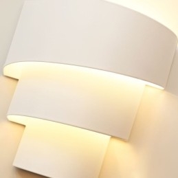 Nowoczesna minimalistyczna lampa ścienna spiralna lampa stołowa