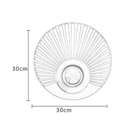 Kinkiet Nordic Brass Hollow Out Round Shape Sconce Light