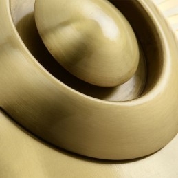 Kinkiet Nordic Brass Hollow Out Round Shape Sconce Light