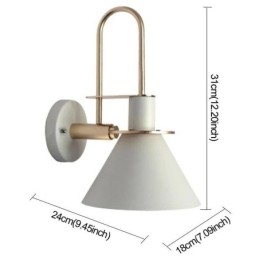 Kinkiet ścienny Nordic Makron Style Kinkiet kreatywny Lustro przednia Lampa