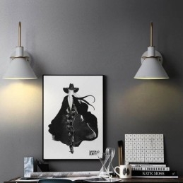 Kinkiet ścienny Nordic Makron Style Kinkiet kreatywny Lustro przednia Lampa