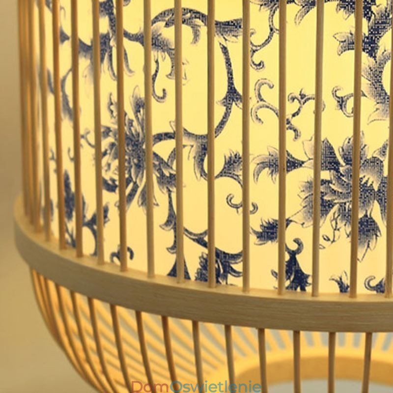 Lampa ścienna Cage Design Creative Bamboo wisząca lampa ścienna przy łóżku dekoracyjna