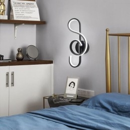 Kinkiet Minimalistyczny Akrylowa Lampa Ścienna Notatka