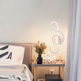 Kinkiet Minimalistyczny Akrylowa Lampa Ścienna Notatka