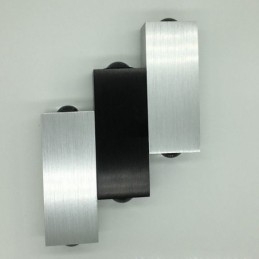 Nowoczesne lampy ścienne, kinkiety ścienne w górę i w dół, kinkiety aluminiowe