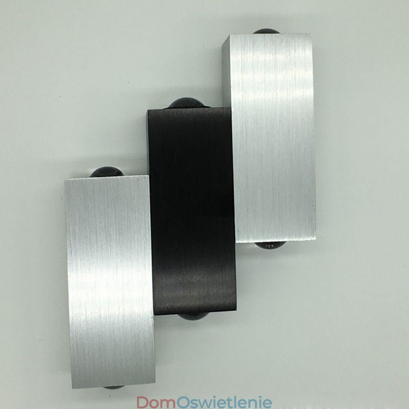 Nowoczesne lampy ścienne, kinkiety ścienne w górę i w dół, kinkiety aluminiowe