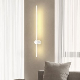 Nowoczesna długa lampa ścienna, dekoracja nocna, lampa alejkowa