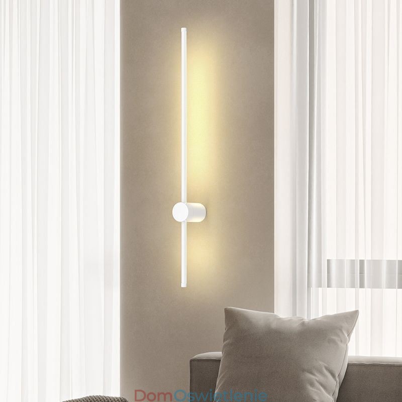 Nowoczesna długa lampa ścienna, dekoracja nocna, lampa alejkowa