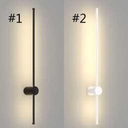 Nowoczesna długa lampa ścienna, dekoracja nocna, lampa alejkowa