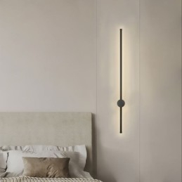 Nowoczesna długa lampa ścienna, dekoracja nocna, lampa alejkowa