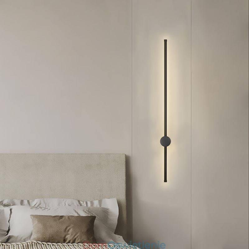 Nowoczesna długa lampa ścienna, dekoracja nocna, lampa alejkowa
