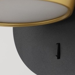 Obrotowa lampa ścienna Nowoczesna minimalistyczna kinkiet