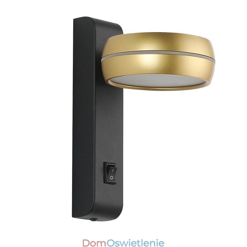 Obrotowa lampa ścienna nowoczesna minimalistyczna lampa kinkietowa