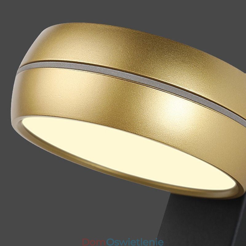 Obrotowa lampa ścienna nowoczesna minimalistyczna lampa kinkietowa