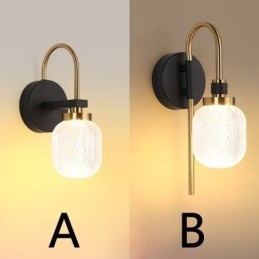 Nowoczesna minimalistyczna lampa ścienna akrylowa lampa ścienna