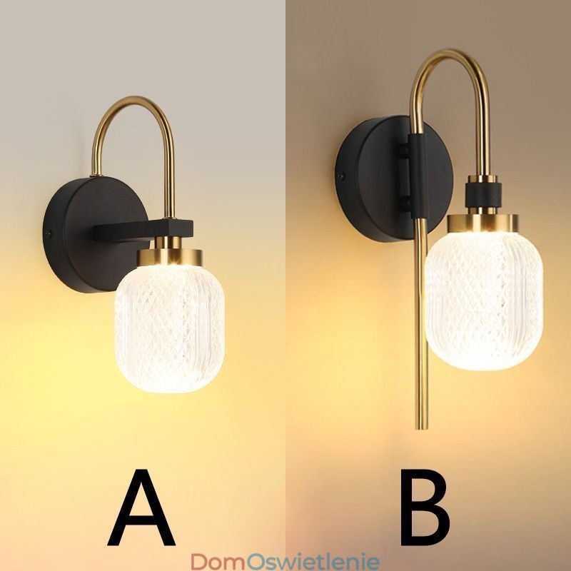 Nowoczesna minimalistyczna lampa ścienna akrylowa lampa ścienna