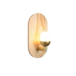 Dekoracja Ścienna Drewniana Lampa Wejściowa Oświetlenie Alejki Nordic Nocna Lampa Ścienna