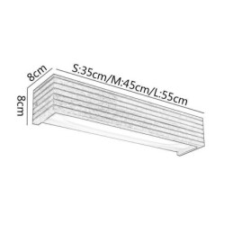 Japoński styl Drewniane kinkiety Lampa Łazienka Dom Kinkiet