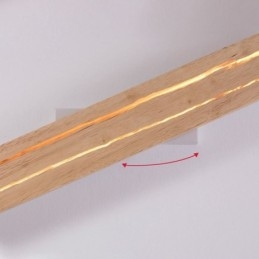 Nowoczesna drewniana lampa ścienna do korytarza wejściowego, nordycka lampa ścienna przy łóżku