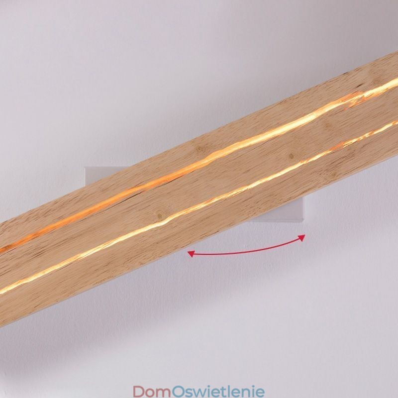 Nowoczesna drewniana lampa ścienna do korytarza wejściowego, nordycka lampa ścienna przy łóżku